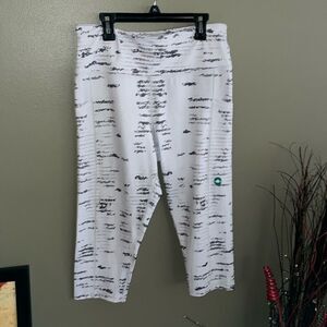 EXCELLENT CONDITION SIZE LARGE WODBOTTOM COMPRESSION LEGGINGS WITH POCKETS